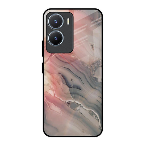 Pink And Grey Marble Vivo T2x 5G Glass Back Cover Online