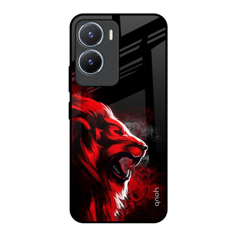 Red Angry Lion Vivo T2x 5G Glass Back Cover Online