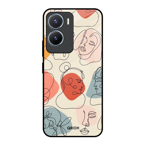 Abstract Faces Vivo T2x 5G Glass Back Cover Online