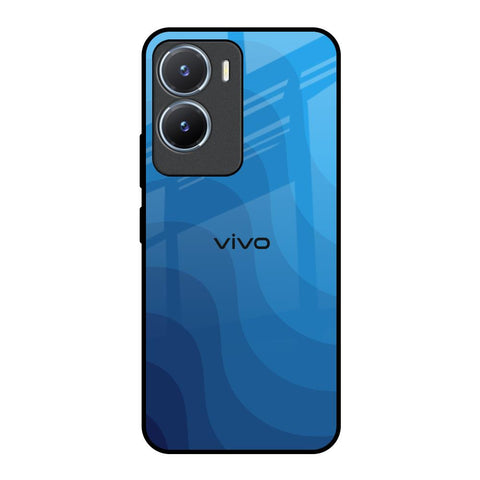 Blue Wave Abstract Vivo T2x 5G Glass Back Cover Online