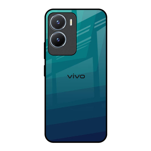Green Triangle Pattern Vivo T2x 5G Glass Back Cover Online