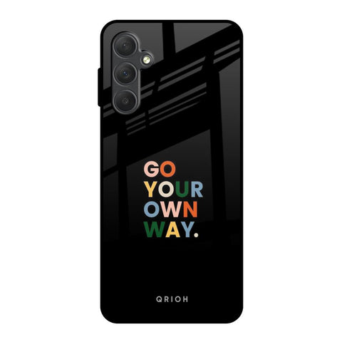 Go Your Own Way Samsung Galaxy F54 5G Glass Back Cover Online