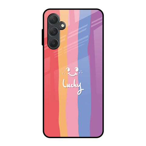 Lucky Abstract Samsung Galaxy F54 5G Glass Back Cover Online