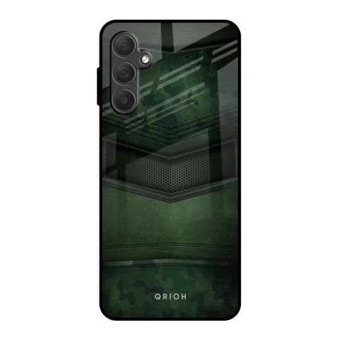 Green Leather Samsung Galaxy F54 5G Glass Back Cover Online
