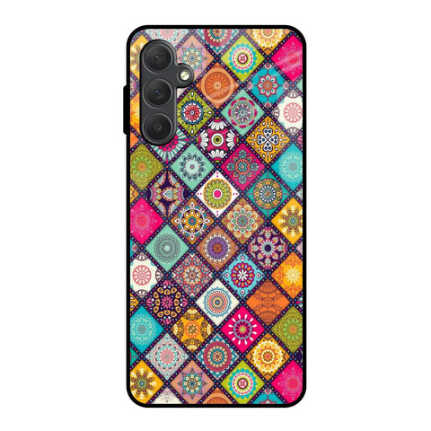 Multicolor Mandala Samsung Galaxy F54 5G Glass Back Cover Online