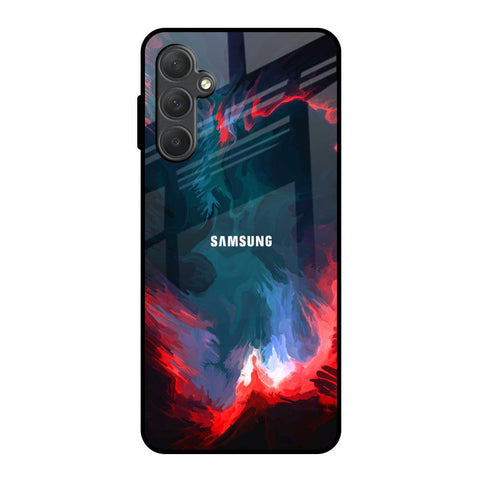 Brush Art Samsung Galaxy F54 5G Glass Back Cover Online