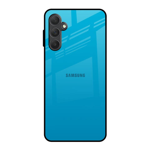 Blue Aqua Samsung Galaxy F54 5G Glass Back Cover Online