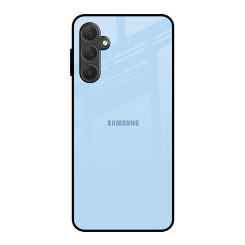 Pastel Sky Blue Samsung Galaxy F54 5G Glass Back Cover Online