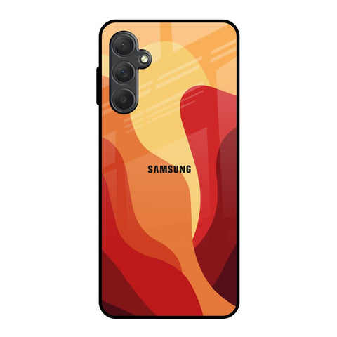 Magma Color Pattern Samsung Galaxy F54 5G Glass Back Cover Online