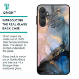 Marble Ink Abstract Glass Case for Samsung Galaxy F54 5G