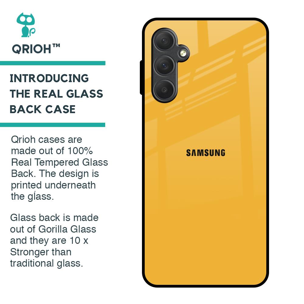 Fluorescent Yellow Glass case for Samsung Galaxy F54 5G