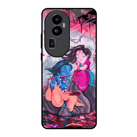 Radha Krishna Art Oppo Reno10 Pro Plus 5G Glass Back Cover Online