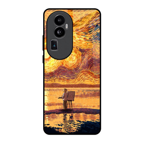 Sunset Vincent Oppo Reno10 Pro Plus 5G Glass Back Cover Online