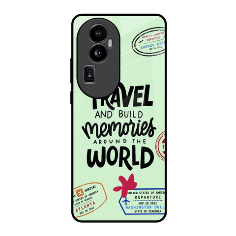 Travel Stamps Oppo Reno10 Pro Plus 5G Glass Back Cover Online