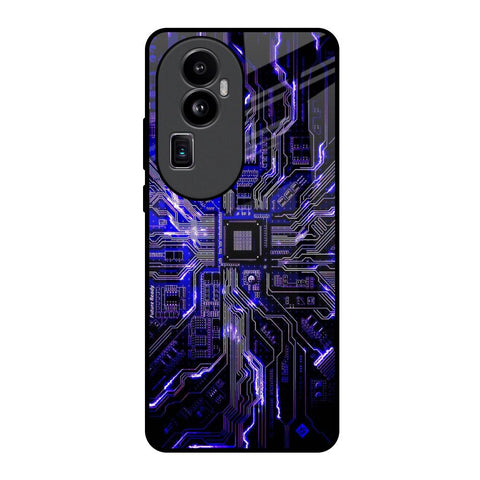 Techno Color Pattern Oppo Reno10 Pro Plus 5G Glass Back Cover Online