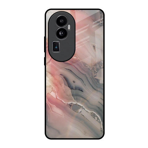 Pink And Grey Marble Oppo Reno10 Pro Plus 5G Glass Back Cover Online