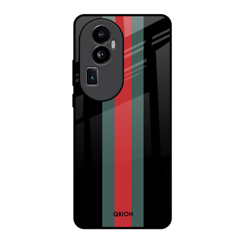 Vertical Stripes Oppo Reno10 Pro Plus 5G Glass Back Cover Online