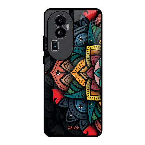Retro Gorgeous Flower Oppo Reno10 Pro Plus 5G Glass Back Cover Online