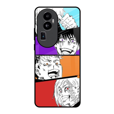 Anime Sketch Oppo Reno10 Pro Plus 5G Glass Back Cover Online