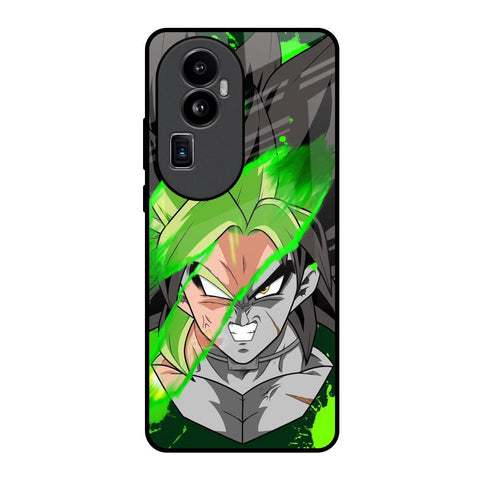 Anime Green Splash Oppo Reno10 Pro Plus 5G Glass Back Cover Online