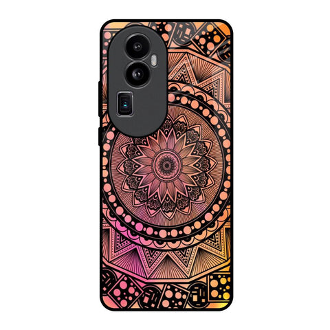 Floral Mandala Oppo Reno10 Pro Plus 5G Glass Back Cover Online