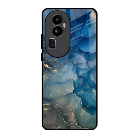 Blue Cool Marble Oppo Reno10 Pro Plus 5G Glass Back Cover Online