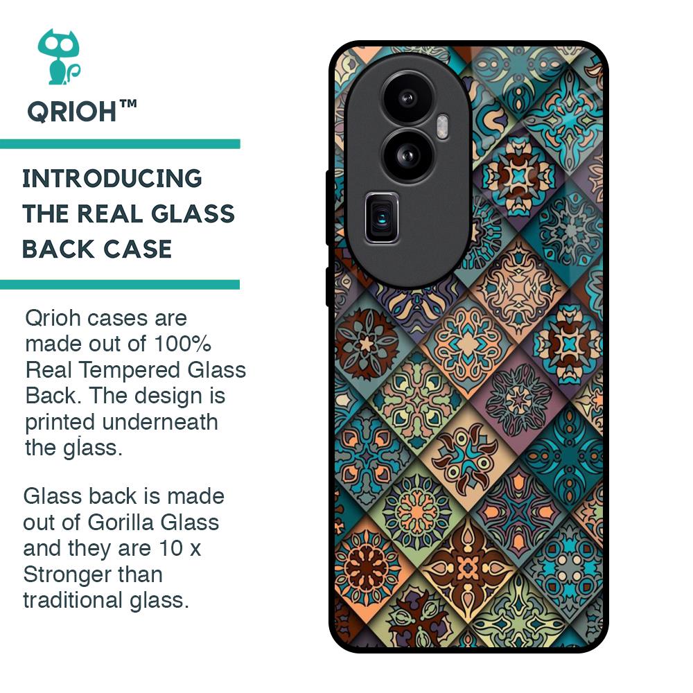 Retro Art Glass Case for Oppo Reno10 Pro Plus 5G