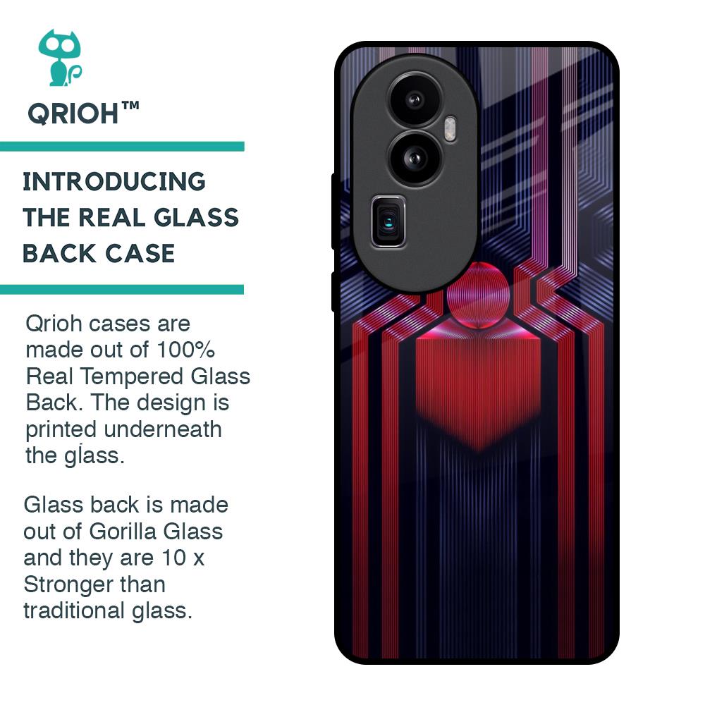Super Art Logo Glass Case For Oppo Reno10 Pro Plus 5G