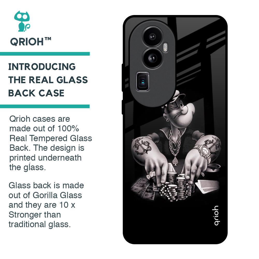 Gambling Problem Glass Case For Oppo Reno10 Pro Plus 5G