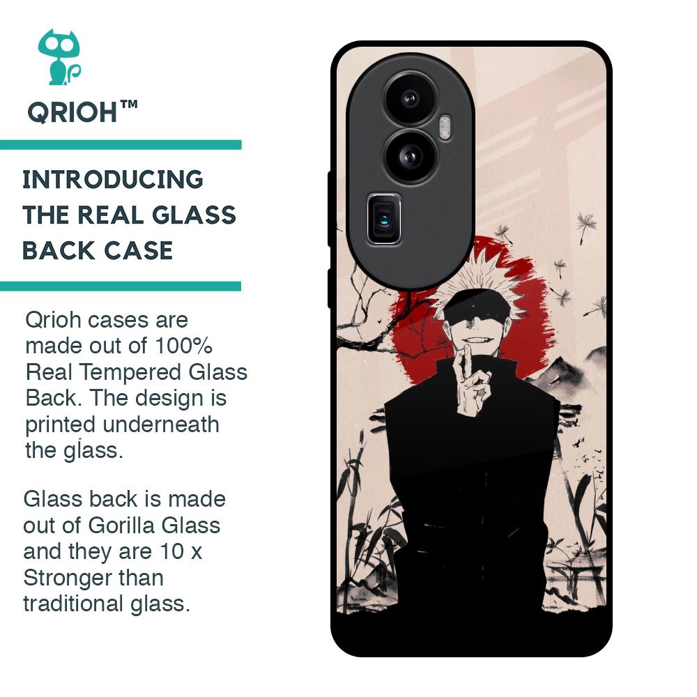Manga Series Glass Case for Oppo Reno10 Pro Plus 5G