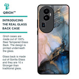 Marble Ink Abstract Glass Case for Oppo Reno10 Pro Plus 5G