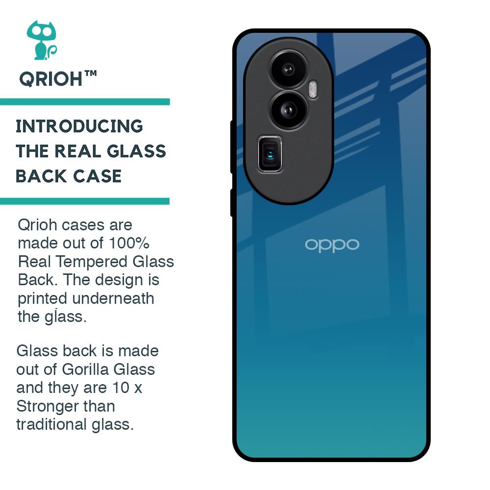 Celestial Blue Glass Case For Oppo Reno10 Pro Plus 5G