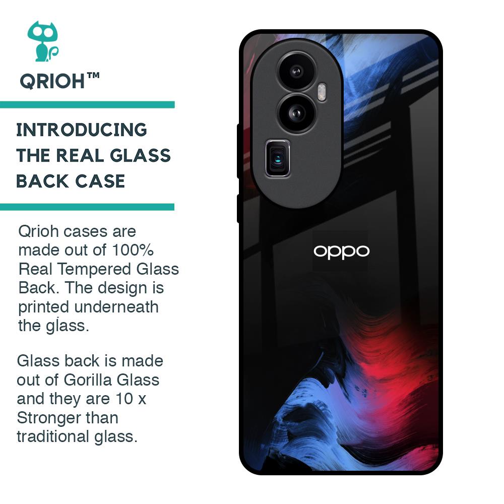 Fine Art Wave Glass Case for Oppo Reno10 Pro Plus 5G
