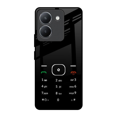 Classic Keypad Pattern Vivo Y36 Glass Back Cover Online