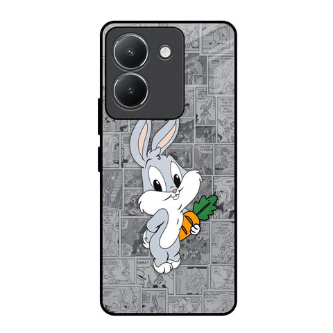 Cute Baby Bunny Vivo Y36 Glass Back Cover Online
