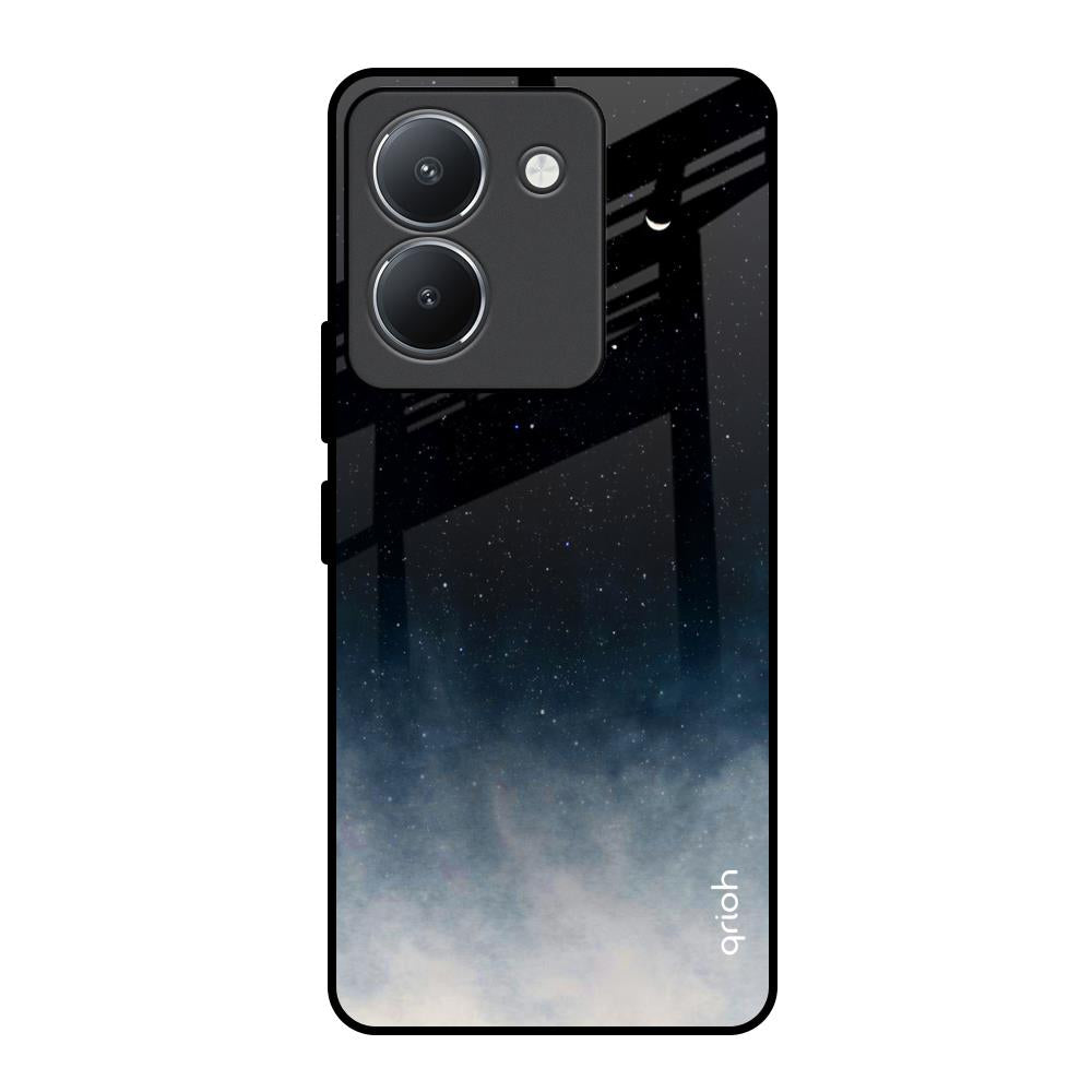 Black Aura Vivo Y36 Glass Back Cover Online
