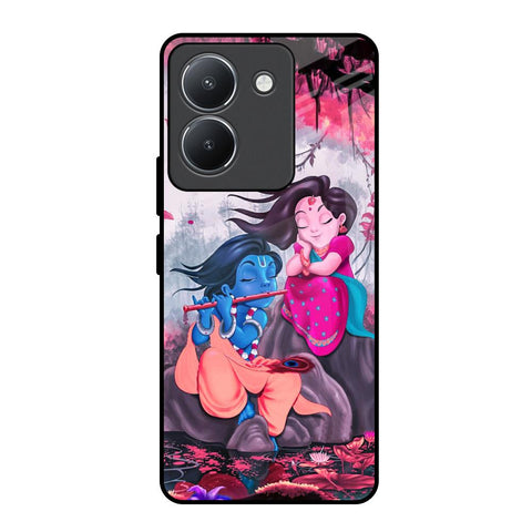 Radha Krishna Art Vivo Y36 Glass Back Cover Online