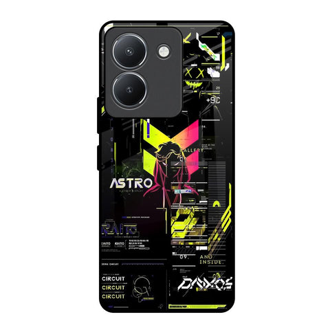Astro Glitch Vivo Y36 Glass Back Cover Online