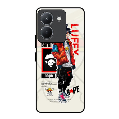 Bape Luffy Vivo Y36 Glass Back Cover Online
