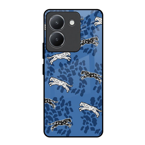 Blue Cheetah Vivo Y36 Glass Back Cover Online