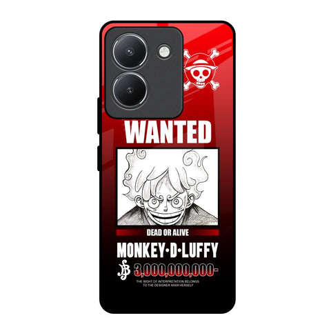 Luffy Wanted Vivo Y36 Glass Back Cover Online