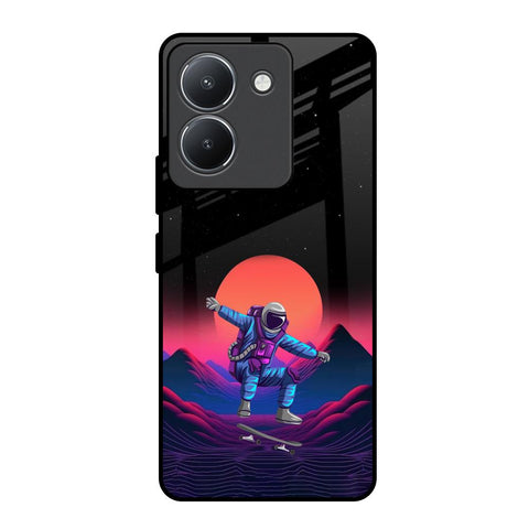 Retro Astronaut Vivo Y36 Glass Back Cover Online