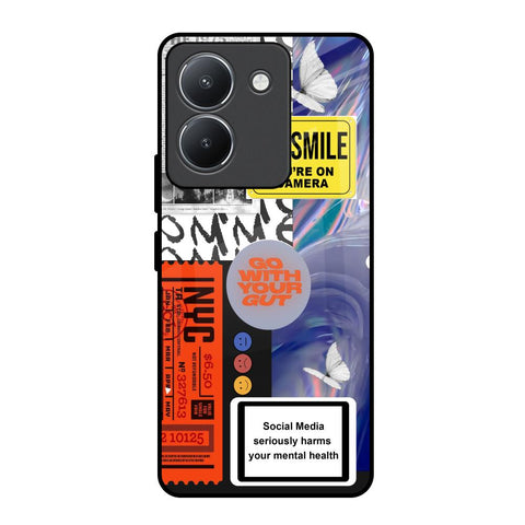 Smile for Camera Vivo Y36 Glass Back Cover Online