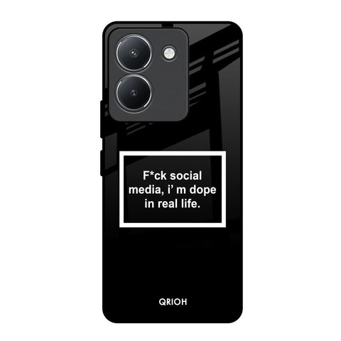 Dope In Life Vivo Y36 Glass Back Cover Online