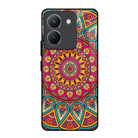 Elegant Mandala Vivo Y36 Glass Back Cover Online