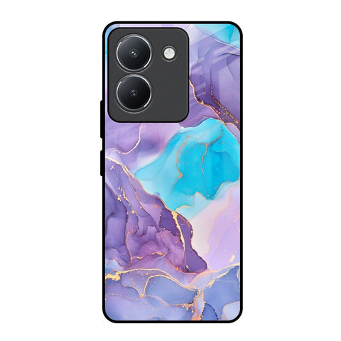 Alcohol ink Marble Vivo Y36 Glass Back Cover Online