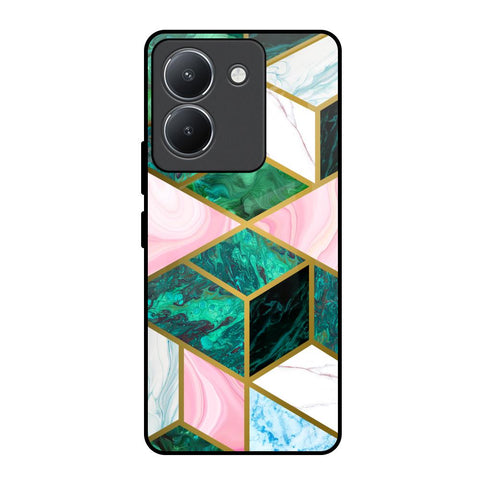 Seamless Green Marble Vivo Y36 Glass Back Cover Online