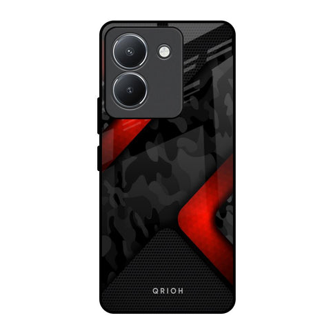 Modern Camo Abstract Vivo Y36 Glass Back Cover Online