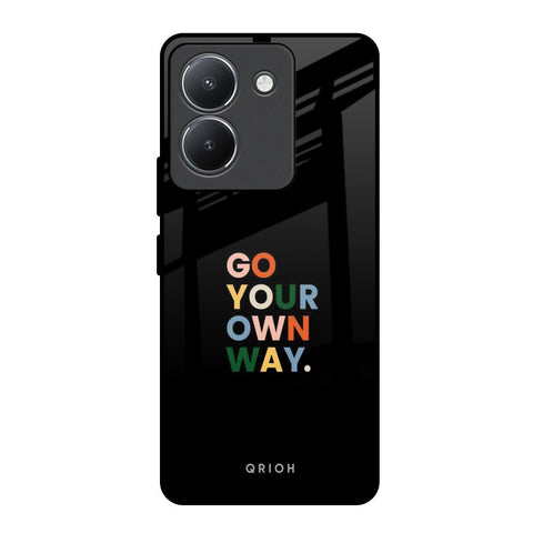 Go Your Own Way Vivo Y36 Glass Back Cover Online