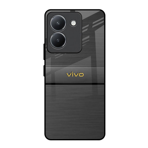 Grey Metallic Glass Vivo Y36 Glass Back Cover Online